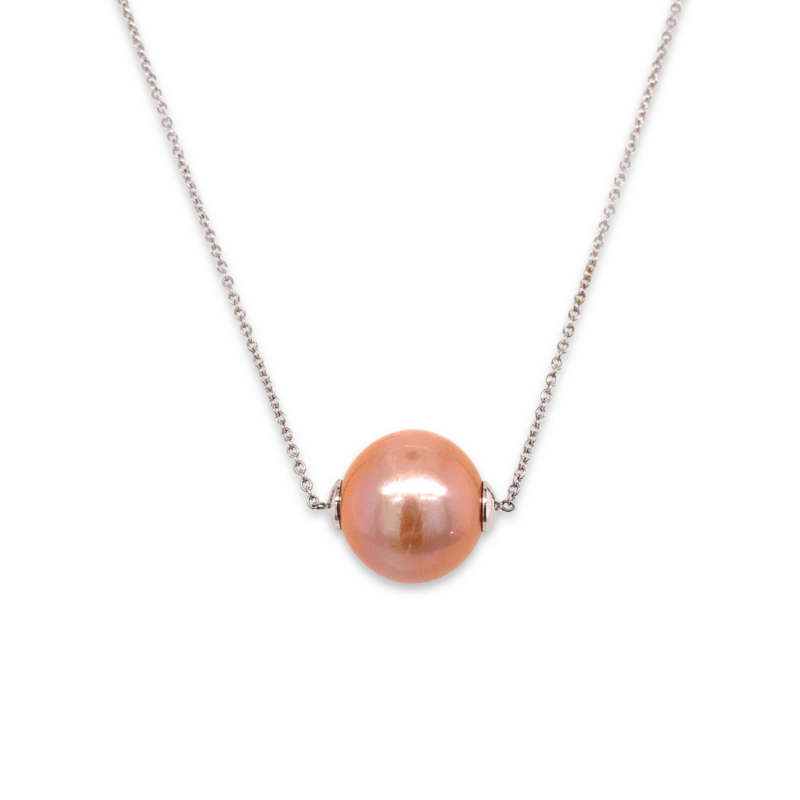 Freshwater Pearl Pendant 9 Carat White Gold