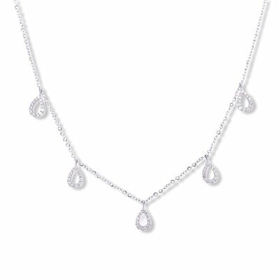 Diamond Necklace 18 Carat White Gold