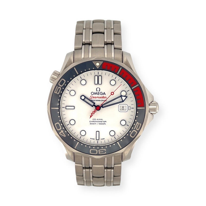 2019 Omega Seamaster Diver 007 Commanders Watch 212.32.41.20.04.001 Full Set