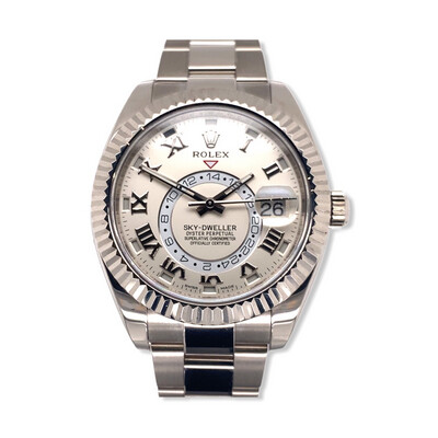 2012 Rolex Sky-Dweller White Gold 326939 Box And Papers