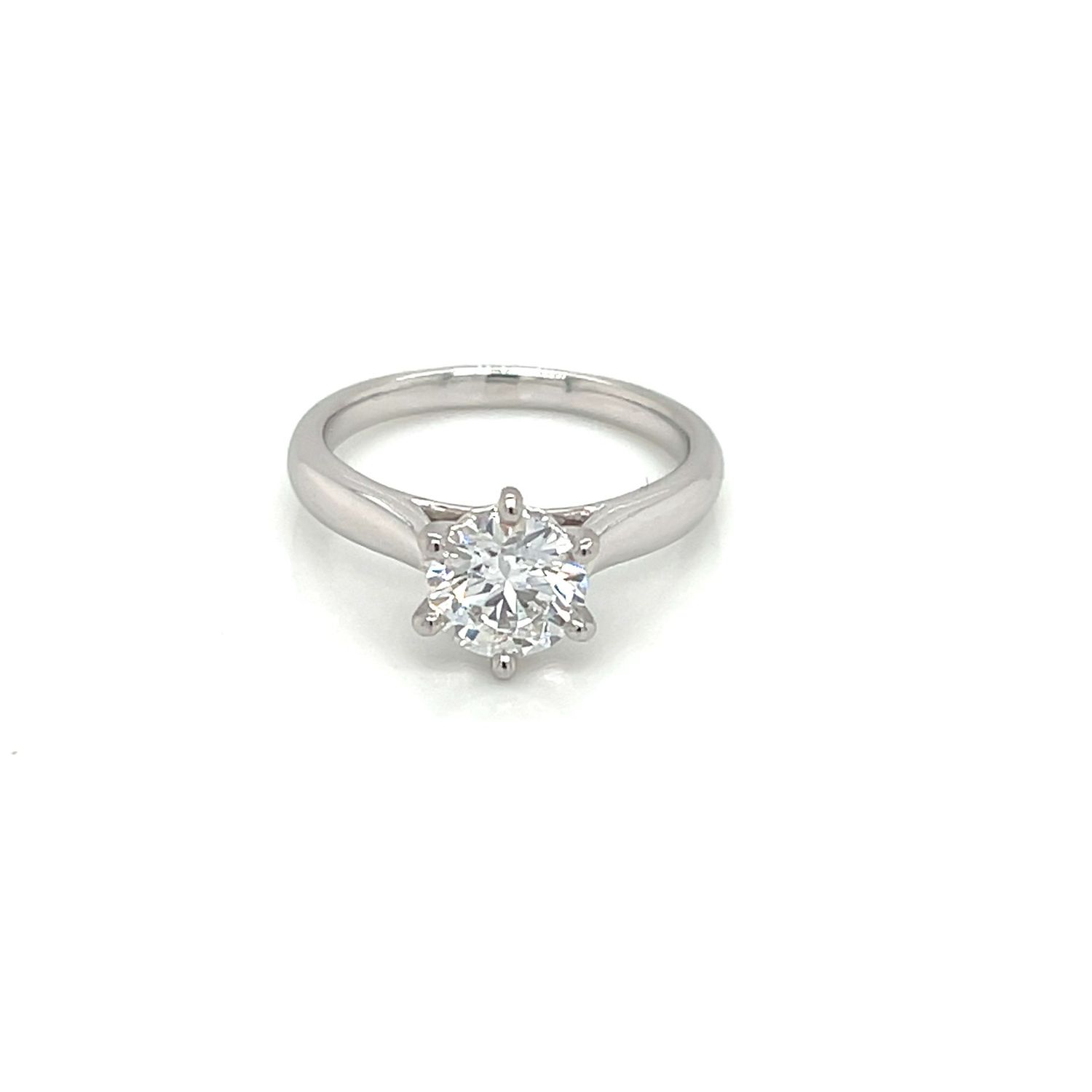Brilliant Cut Lab Diamond Engagement Ring 1.15 Carat E Colour VVS1 Clarity