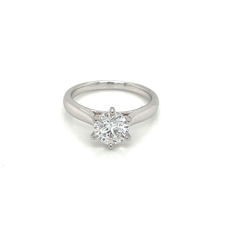 Brilliant Cut Lab Diamond Engagement Ring 1.15 Carat E Colour VVS1 Clarity