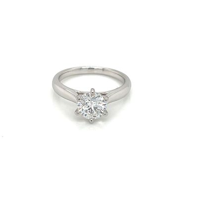 Brilliant Cut Lab Diamond Engagement Ring 1.15 Carat E Colour VVS1 Clarity