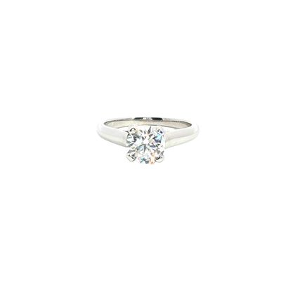 A Pre-Owned Platinum Lab Created Brilliant Cut Diamond Ring A Pre-Owned Platinum Lab Created Brilliant Cut Diamond Ring