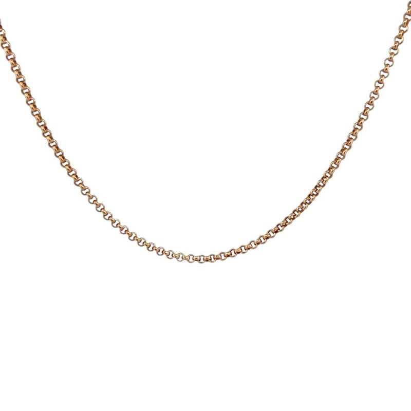 A Pre-owned 24 Inch 9 Carat Yellow Gold Belcher Link Chain 10 Grams