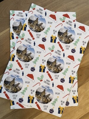 Eriskay Ponies 'Baubles' Wrapping Paper