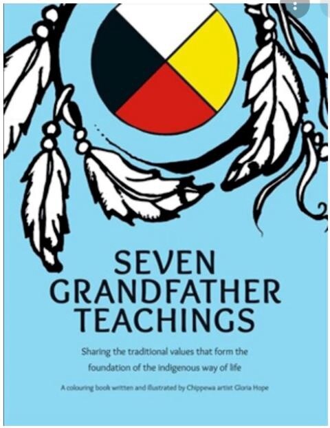 BOOK COLOURING SEVEN GRANDFATHER TEACHINGS