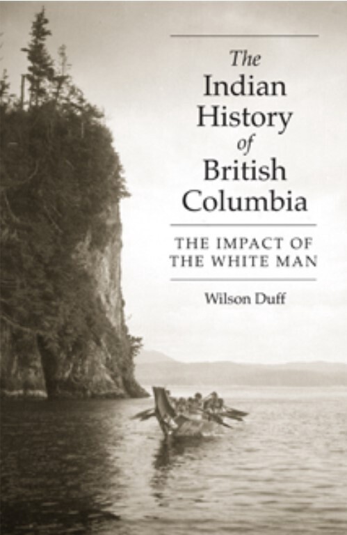 BOOK INDIAN HISTORY OF BRITISH COLUMBIA