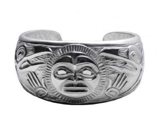 BRACELET PEWTER RAVEN SUN