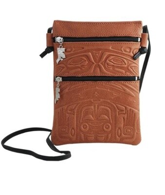 PASSPORT POUCH BLACK BEAR BOX DEERSKIN