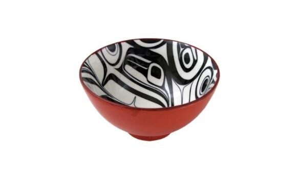 PORCELAIN BOWL MEDIUM- RAVEN TRANSFORMING