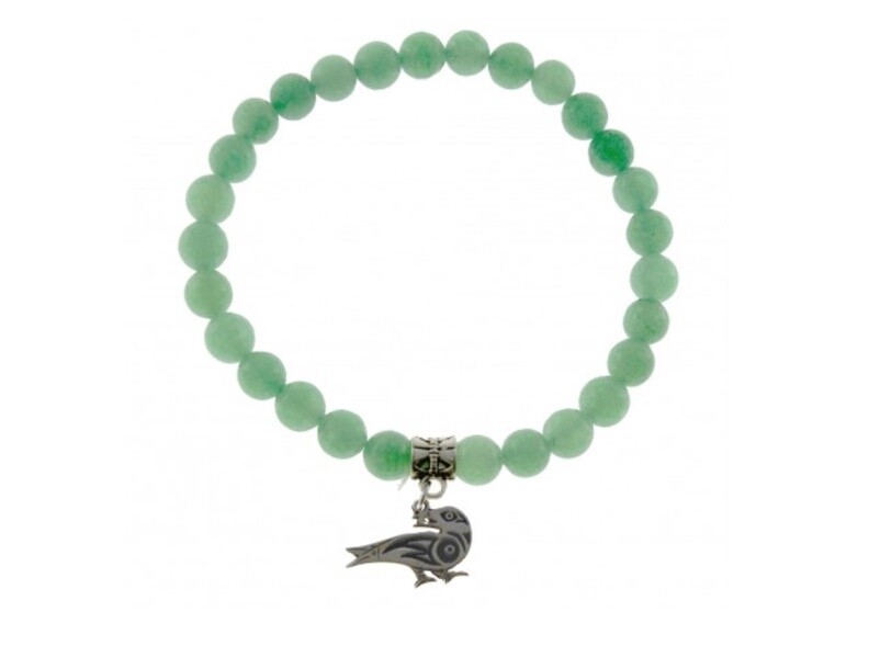 BRACELET MILK JADE RAVEN
