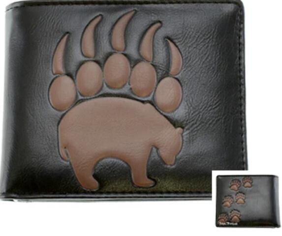 WALLET MENS BEAR PAW BROWN