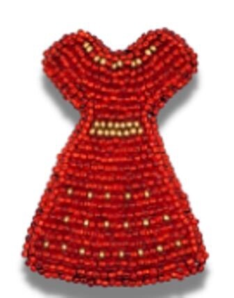 PIN RED DRESS SHIRT