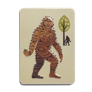 MAGNET METAL EMBOSSED SASQUATCH
