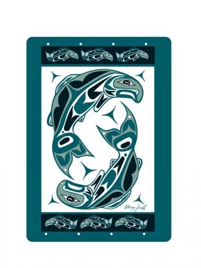 Playing Cards- Salmon