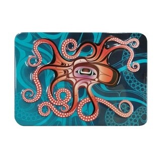 MAGNET METAL EMBOSSED OCTOPUS