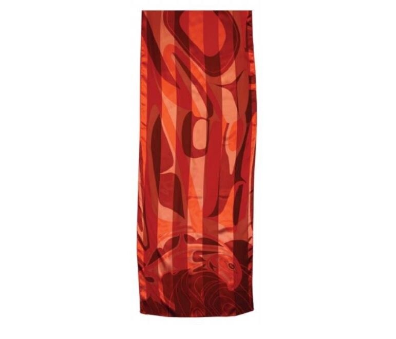 SCARF POLY SALMON