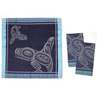 NAPKIN SET WHALE