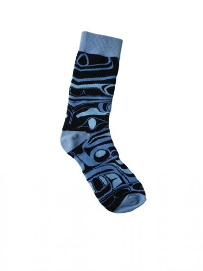 SOCK CREW FROG BOXBLK/BL