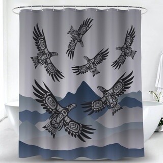 SHOWER CURTAIN SORING EAGLE