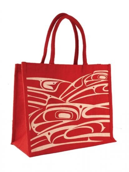 TOTE BAG JUTE RAVEN