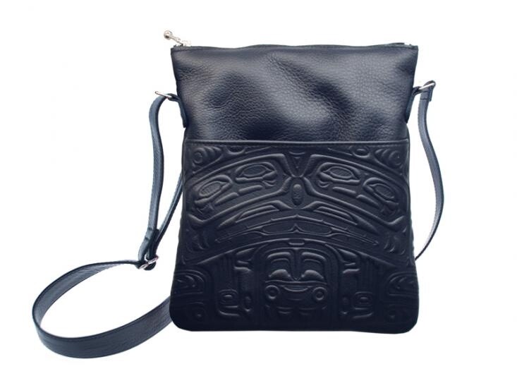 SOLO BAG BEAR BOX BLACK DEERSKIN