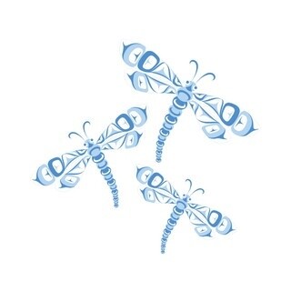 TATTOO 2X2 ASSORTED, Aminal: DRAGONFLY