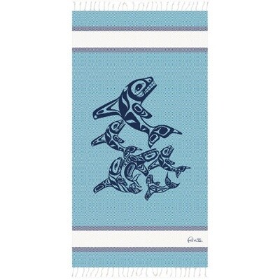 TOWEL LARGE ORCA FAMILY