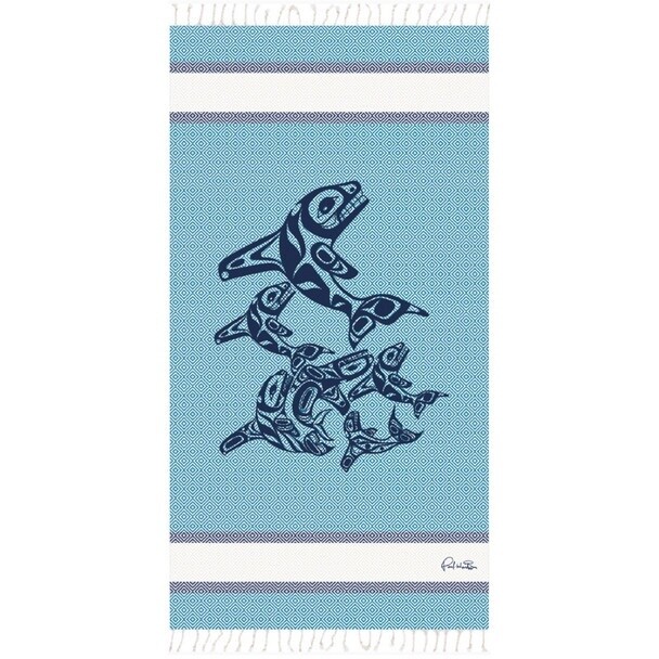 TOWEL LARGE  ORCA FAMILY