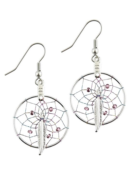EARRINGS DREAMCATCHER 1&quot; discount