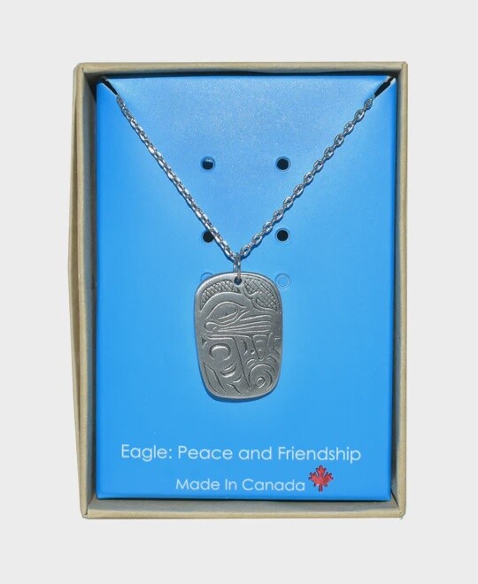 PENDANT CHAIN EAGLE SQUARE SM BOX
