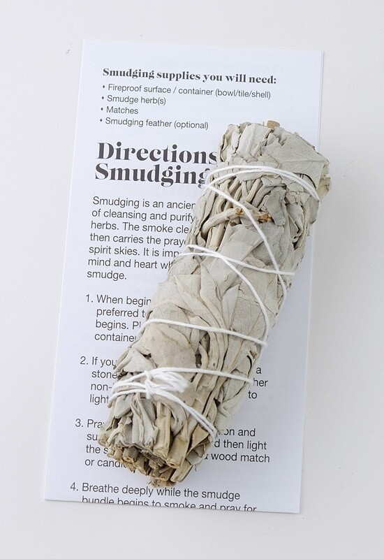 SMUDGE SAGE3.5&quot; TO 5&quot;
