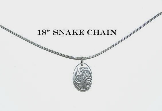 PENDANT CHAIN EAGLE SM PEWTER