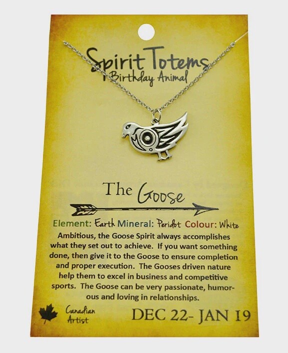 PENDANT SPIRIT TOTEM GOOSE