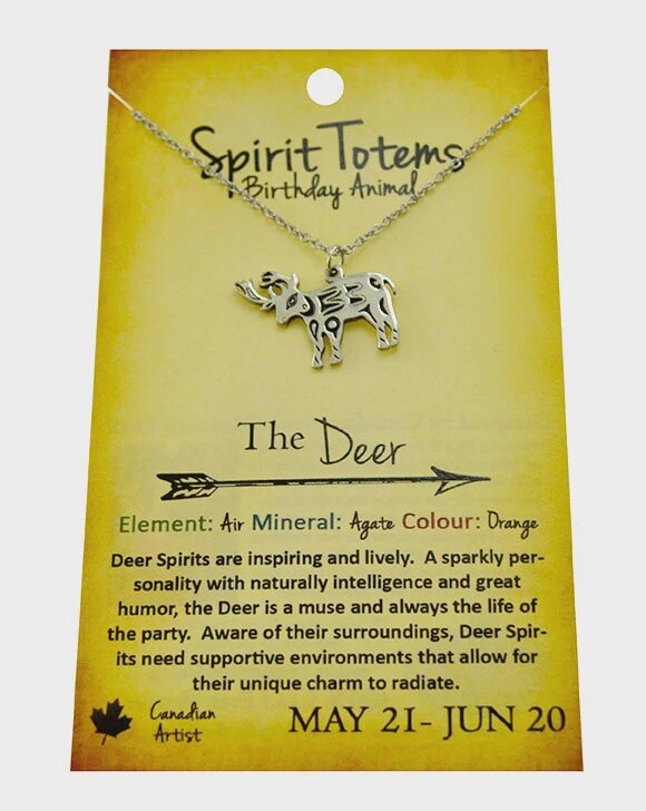 PENDANT SPIRIT TOTEM DEER