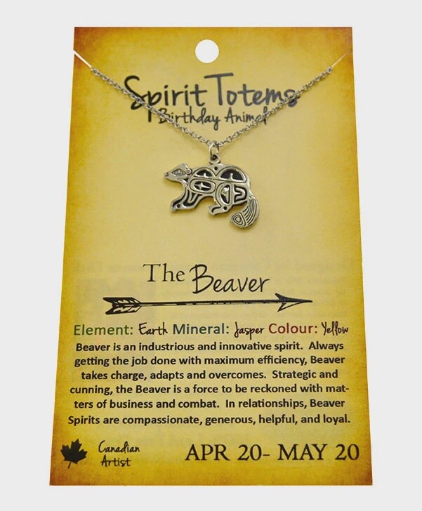 PENDANT SPIRIT TOTEM BEAVER