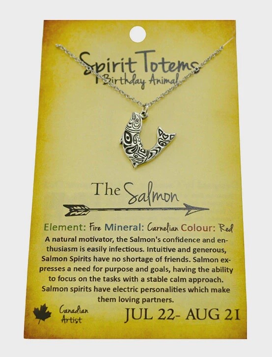 PENDANT SPIRIT TOTEM SALMON