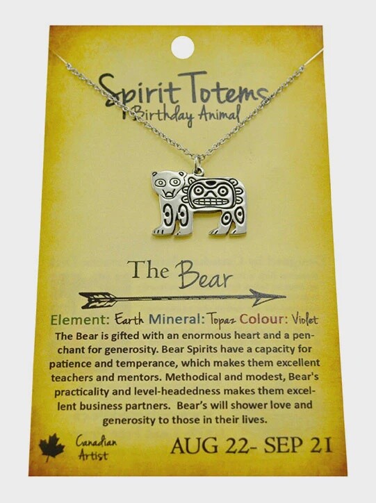PENDANT SPIRIT TOTEM BEAR