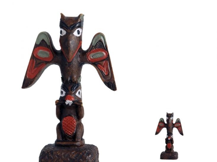 TOTEM POLE RAVEN 2.5&quot;