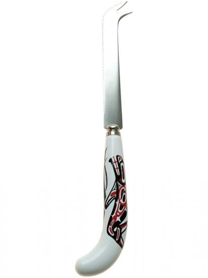 CERAMIC CHEESE KNIFE KILLER WHALE