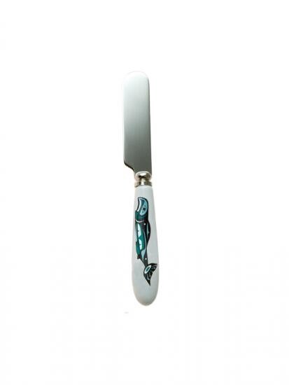 CERAMIC SPREADER KNIFE SALMON