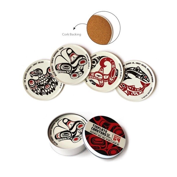 COASTERS TINPLATE ASSORTED