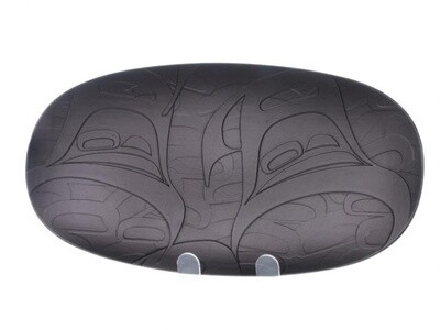 PLATTER OVAL SEA TO SKY MEDIUM CHARCOAL