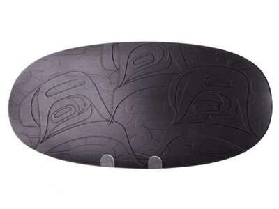 PLATTER OVAL SEA TO SKY LARGE CHARCOAL