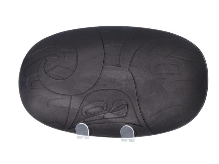PLATTER OVAL SEA TO SKY SMALL CHARCOAL