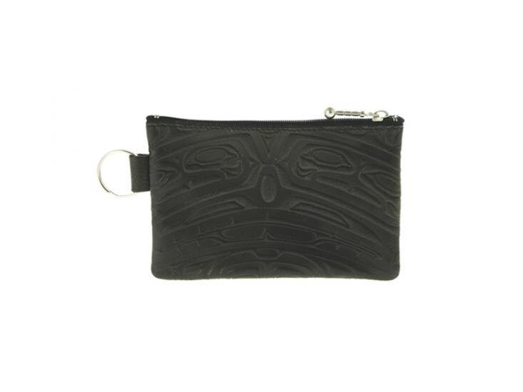 COIN PURSE BEAR BOX DEERSKIN BLACK