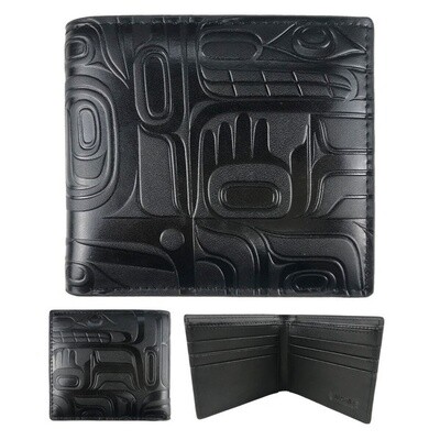 LEATHER EMBOSSED WALLET - TRADITION