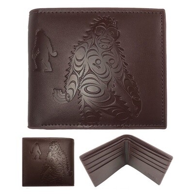 LEATHER EMBOSSED WALLET - SASQUATCH