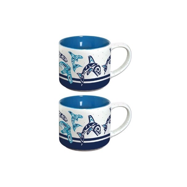 ESPRESSO MUG 3OZ ORCA FAMILY